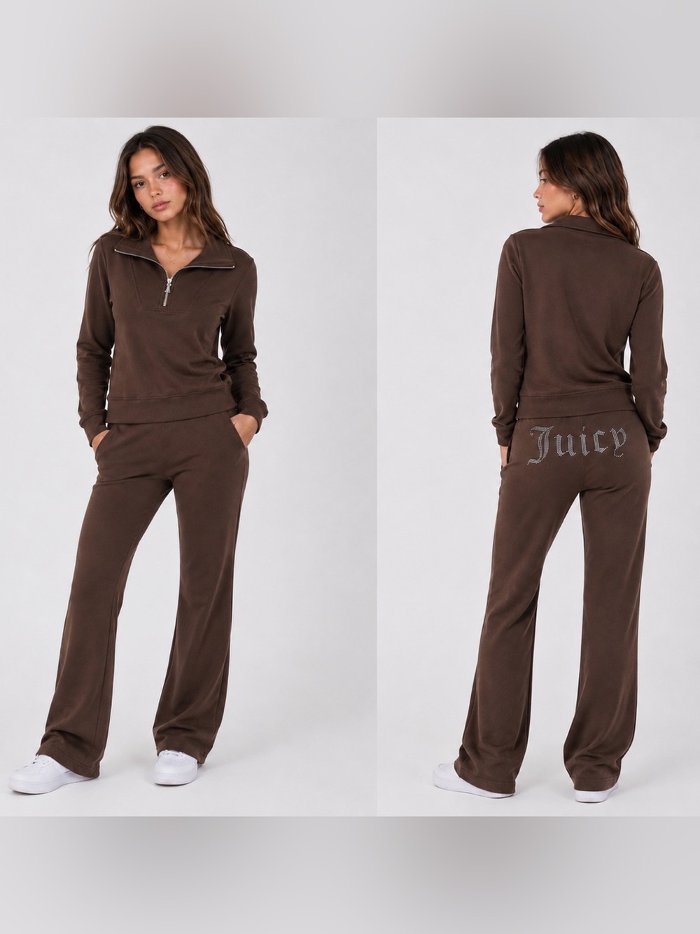 🐻Juicy Couture Brown Lounge Track Set
